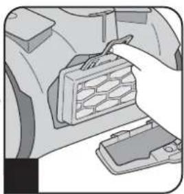 DIRT DEVIL Rebel 24 HE - Cleaning / changing the exhaust filter - 2