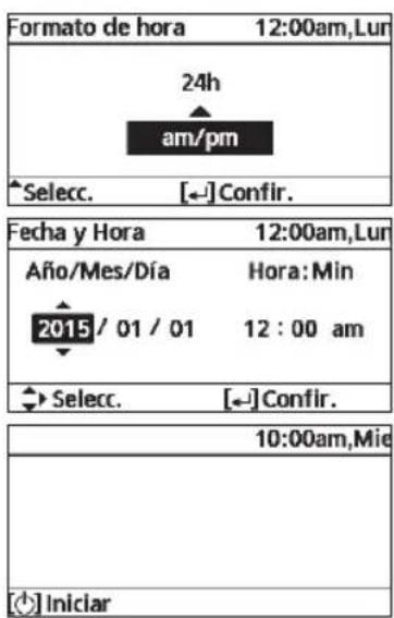 PANASONIC WHSDC0709J3E5 - Configurar el reloj - 2