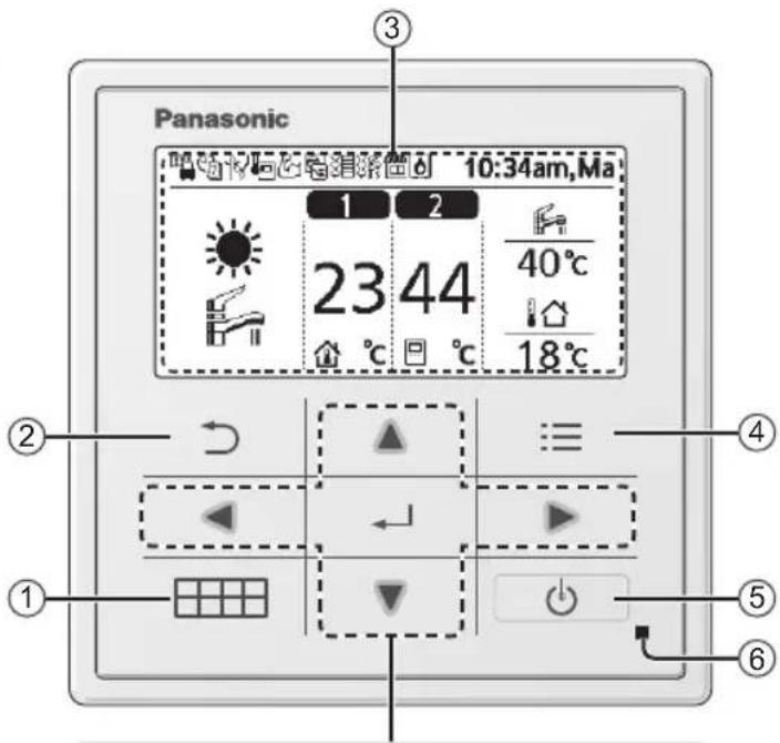 PANASONIC WHSDC0709J3E5 - Snelmenu-knop - 1