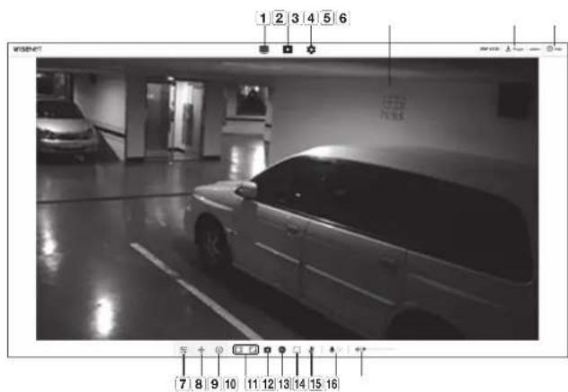 Hanwha XNP6120H - UTILISATION DE L'ECRAN DIRECT - 1