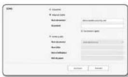 Hanwha XNP6120H - Pour effectuer la connexion au serveur DDNS durant la configuration de laamera - 1