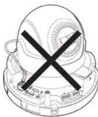 Hanwha XNV6085 - Branchement du cable d'alimentation et du cable LAN - 2