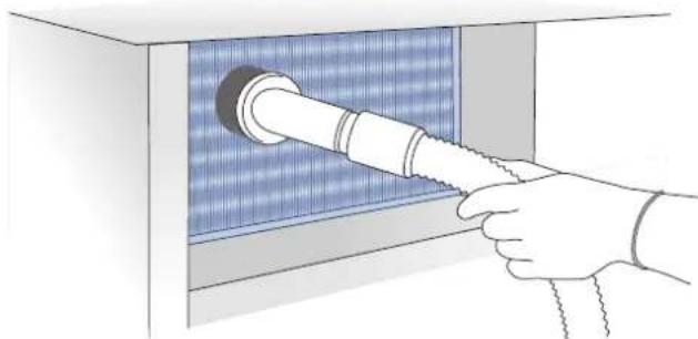 KITCHENAID KCZWX 20600L - Per pulire il condensatore operare nel modo seguente: - 2