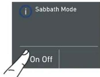 KITCHENAID KCZWX 20600L - 6) Mode Sabbath (Option) - 3