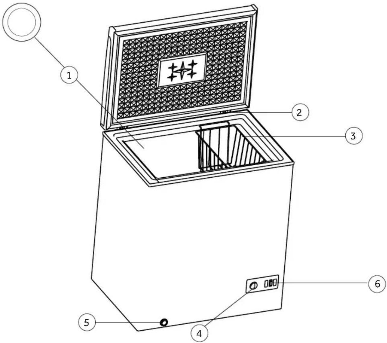 RCA RFRF452 - Parts And Features - 1