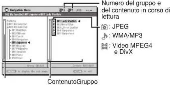 PANASONIC SCPT550 - Riproduzione dall'elemento selezionato (Navigation Menu) - 2