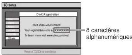 PANASONIC SCPT550 - ■ Affi cher le code d'enregistrement de l'appareil - 1
