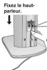 PANASONIC SCPT550 - Fixez le haut-parleur. - 1