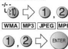 PANASONIC SCPT550 - Appuyez sur les touches numériques pour selectionner l'objet. - 2