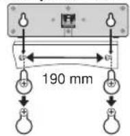 PANASONIC SCPT550 - Fixation murale - 3