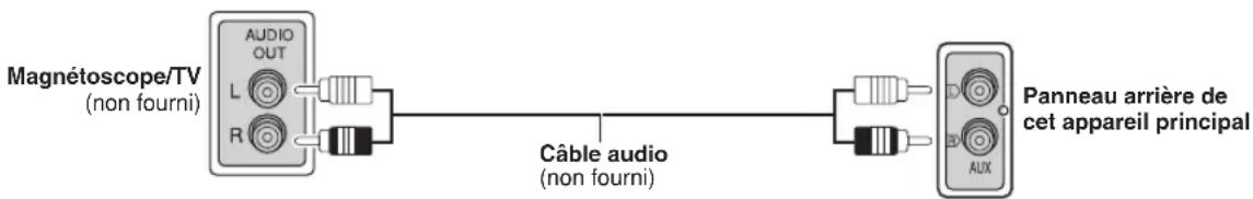 PANASONIC SCPT550 - Connexion audio facultative pour magnétoscope ou téléviseur - 1