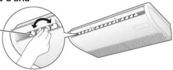 PANASONIC S106MF2E5A - Regolazione della direzione orizzontale del flusso d'aria - 1