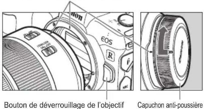 CANON RF 2470mm F2.8 L IS USM - Montage et démontage de l'objectif - 1
