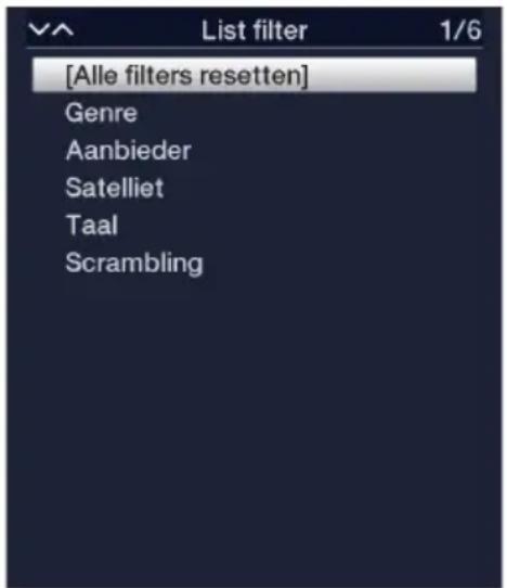 TECHNISAT Technistar S6 - Filters - 1