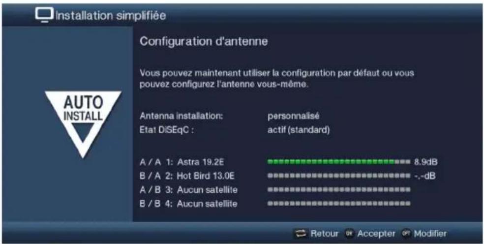 TECHNISAT Technistar S6 - Configuration d'antenna - 1
