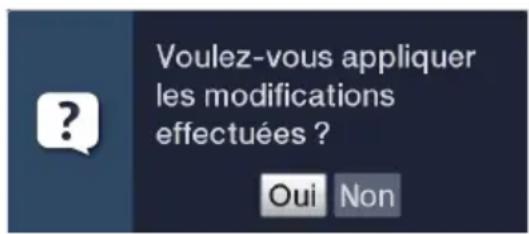 TECHNISAT Technistar S6 - Validation des réglages/fermeture des menus - 2