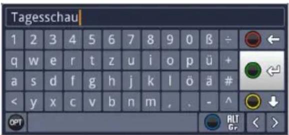 TECHNISAT Technistar S6 - Virtuálni klávesnice - 2