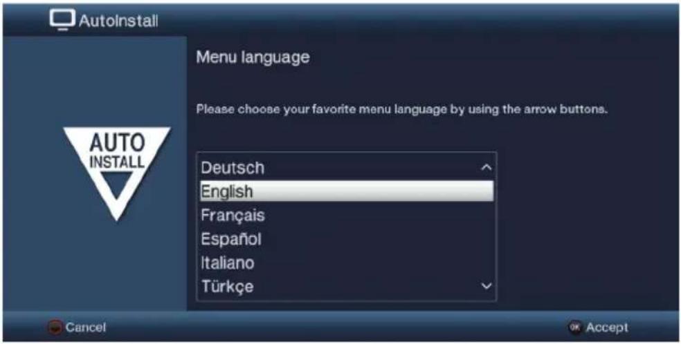 TECHNISAT Technistar S6 - Operating language - 1