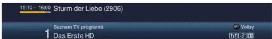 TECHNISAT Technistar S6 - Informaci okno - 1