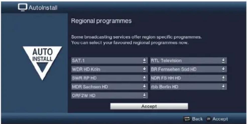 TECHNISAT Technistar S6 - Regional channels - 1