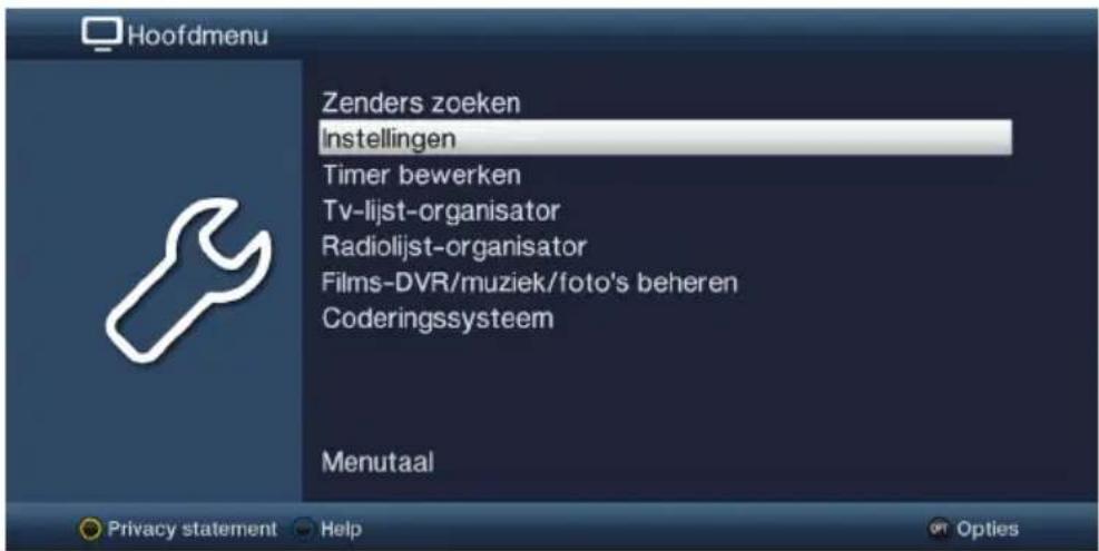 TECHNISAT Technistar S6 - Het hoofdmenu opvragen en door de menu's navigeren - 2