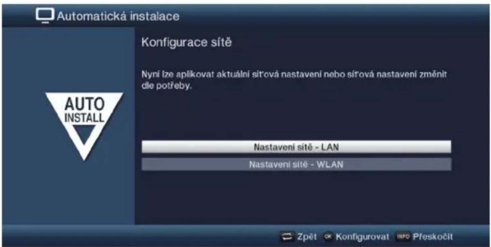 TECHNISAT Technistar S6 - Konfigurace site - 2