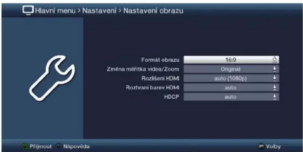 TECHNISAT Technistar S6 - Vyvolání hlavního menu a navigace v menu - 5