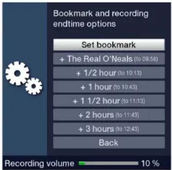 TECHNISAT Technistar S6 - Setting tags while recording - 1