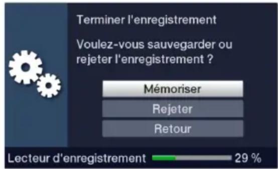 TECHNISAT Technistar S6 - Arrêt manuel de l'enregistrement - 1