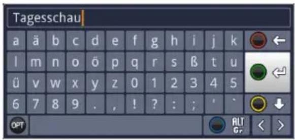 TECHNISAT Technistar S6 - Clavier virtuel - 1
