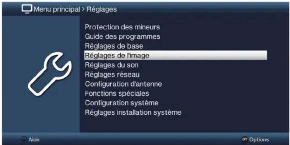 TECHNISAT Technistar S6 - Accès au menu principal et navigation dans les menus - 4