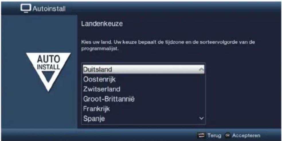 TECHNISAT Technistar S6 - Landenkeuze - 1