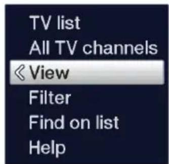TECHNISAT Technistar S6 - Selecting the list - 1