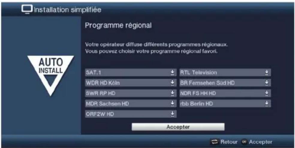 TECHNISAT Technistar S6 - Programme régional - 1