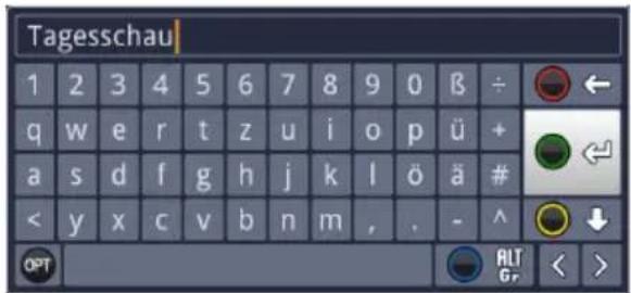 TECHNISAT Technistar S6 - Clavier virtuel - 2