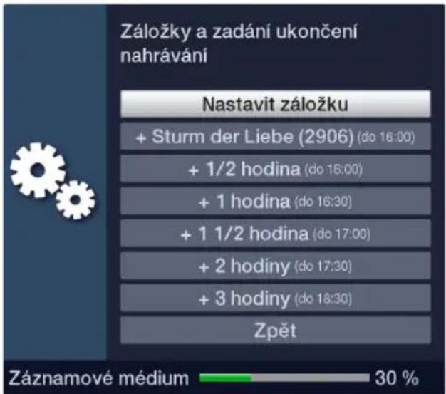 TECHNISAT Technistar S6 - Označováni během záznamu - 1