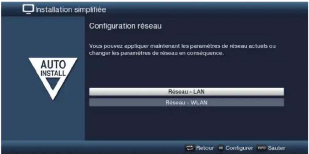 TECHNISAT Technistar S6 - Configuration du réseau - 2