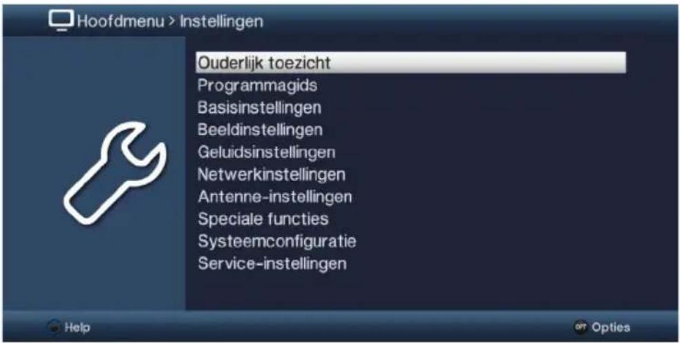 TECHNISAT Technistar S6 - Het hoofdmenu opvragen en door de menu's navigeren - 3