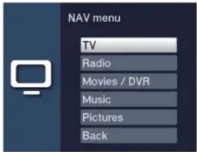 TECHNISAT Technistar S6 - Function selection - 1