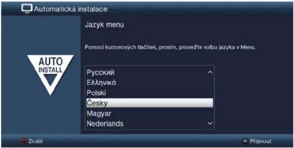 TECHNISAT Technistar S6 - Jazyk menu - 1