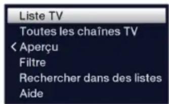 TECHNISAT Technistar S6 - Sélection d'options - 1