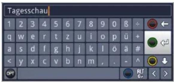 TECHNISAT Technistar S6 - Virtueel toetsenbord - 2
