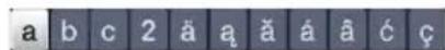 TECHNISAT Technistar S6 - Clavier virtuel - 9