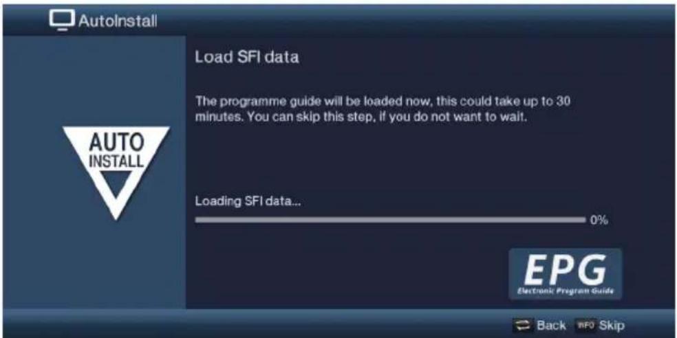 TECHNISAT Technistar S6 - Loading SFI data - 1