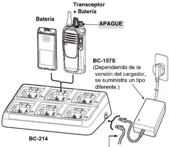 ICOM ICF29DR2 - ◇ Charga rápida con el BC-214 - 1