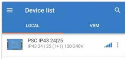VICTRON ENERGY Phoenix Smart IP43 - Utilisation de VictronConnect - 1