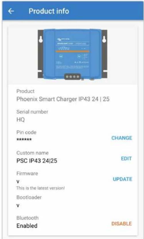 VICTRON ENERGY Phoenix Smart IP43 - Pour désactiver le Bluetooth : - 3