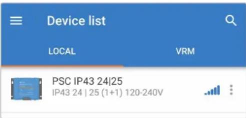 VICTRON ENERGY Phoenix Smart IP43 - Utilisation de VictronConnect - 2