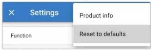 VICTRON ENERGY Phoenix Smart IP43 - Pour réinitialiser un système : - 2
