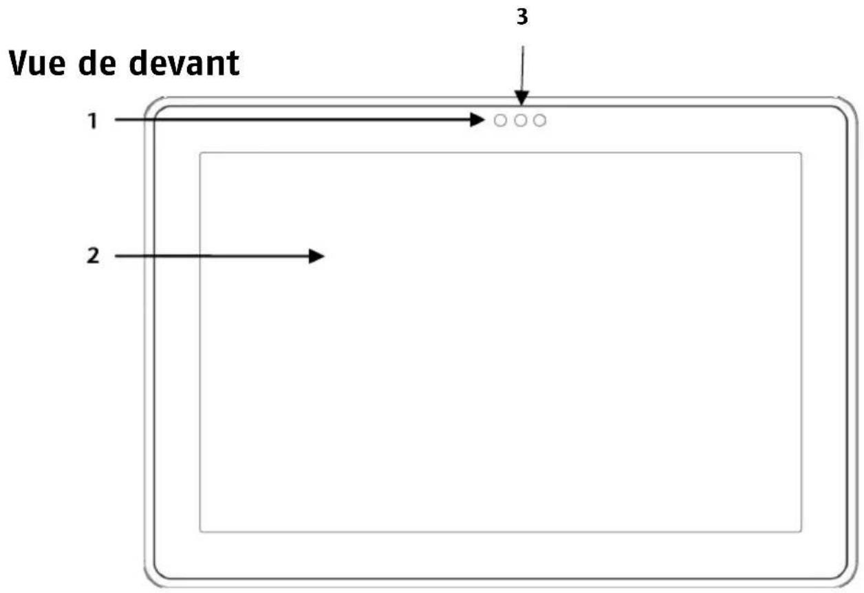 MEDION LifeTab P9514 - Vue d'ensemble de l'appareil - 1